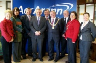 aer arann celebrates 10 years at Sligo Airport